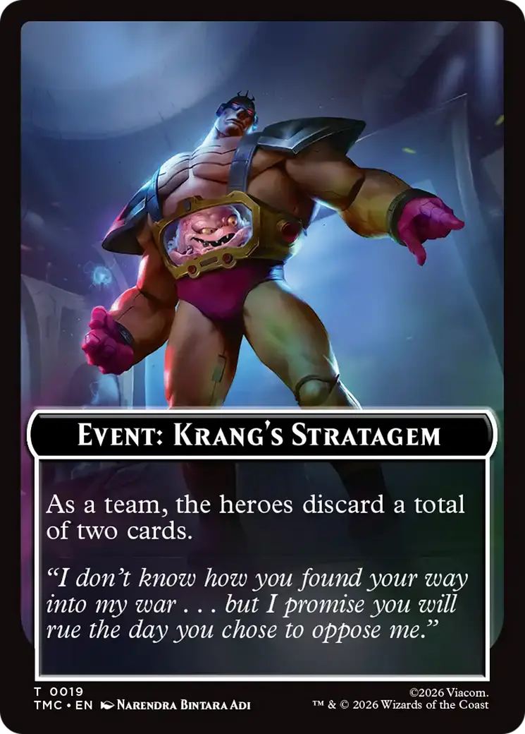 Event: Krang's Stratagem [Teenage Mutant Ninja Turtles Commander Tokens] 1