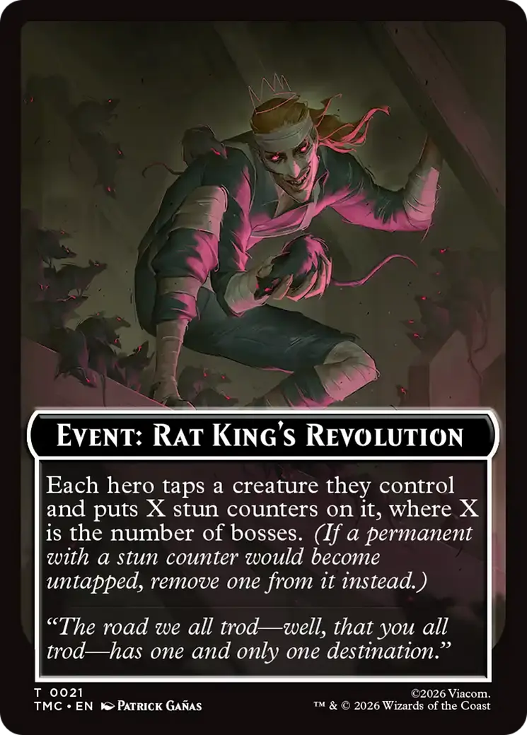 Event: Rat King's Revolution [Teenage Mutant Ninja Turtles Commander Tokens] 1