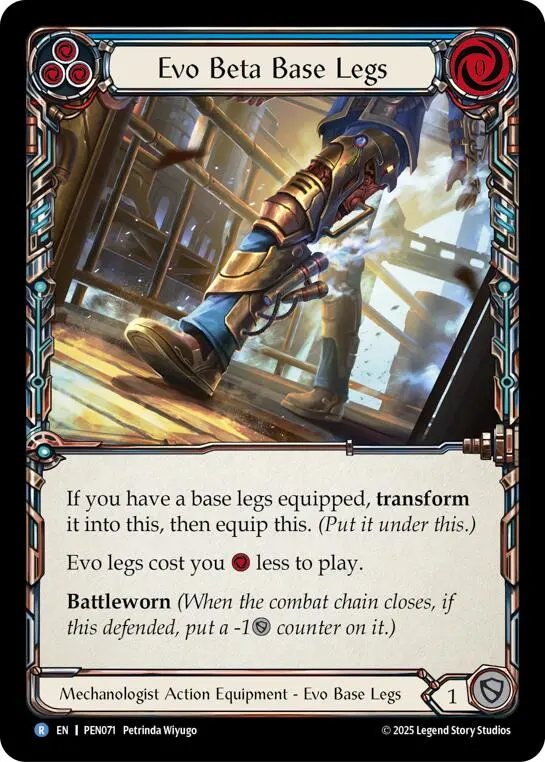 Evo Beta Base Legs (Blue) (Regular) [Pen071] (Compendium Of Rathe) 1