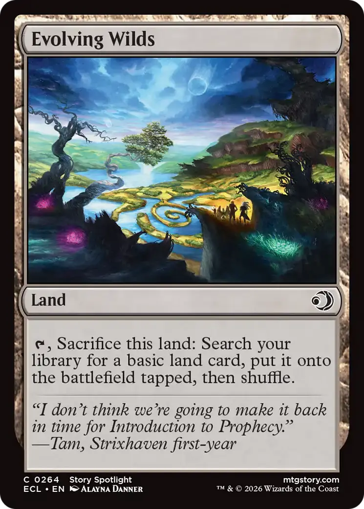 Evolving Wilds [Lorwyn Eclipsed] 1