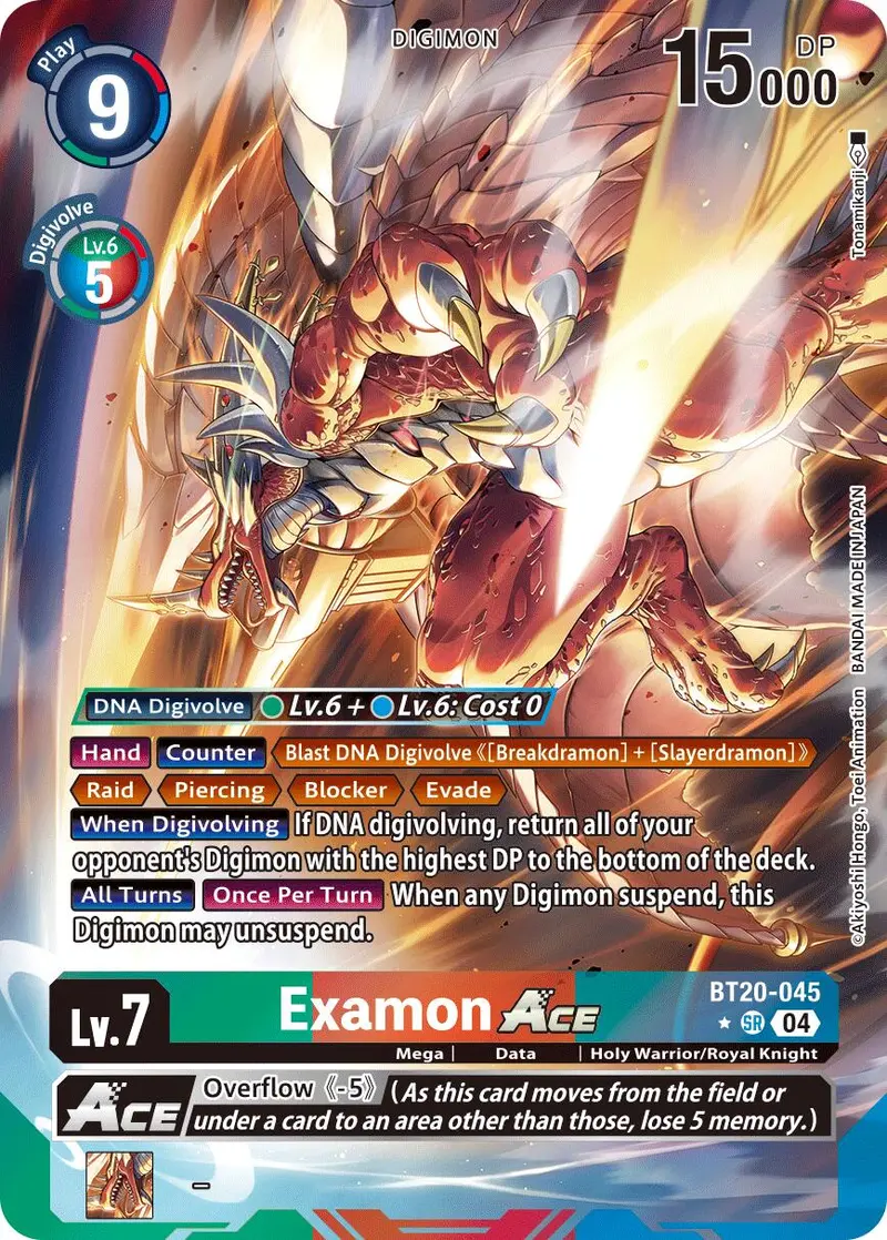 Examon Ace [Bt20-045] (Alternate Art) [Release Special Booster Ver.2.5] 1