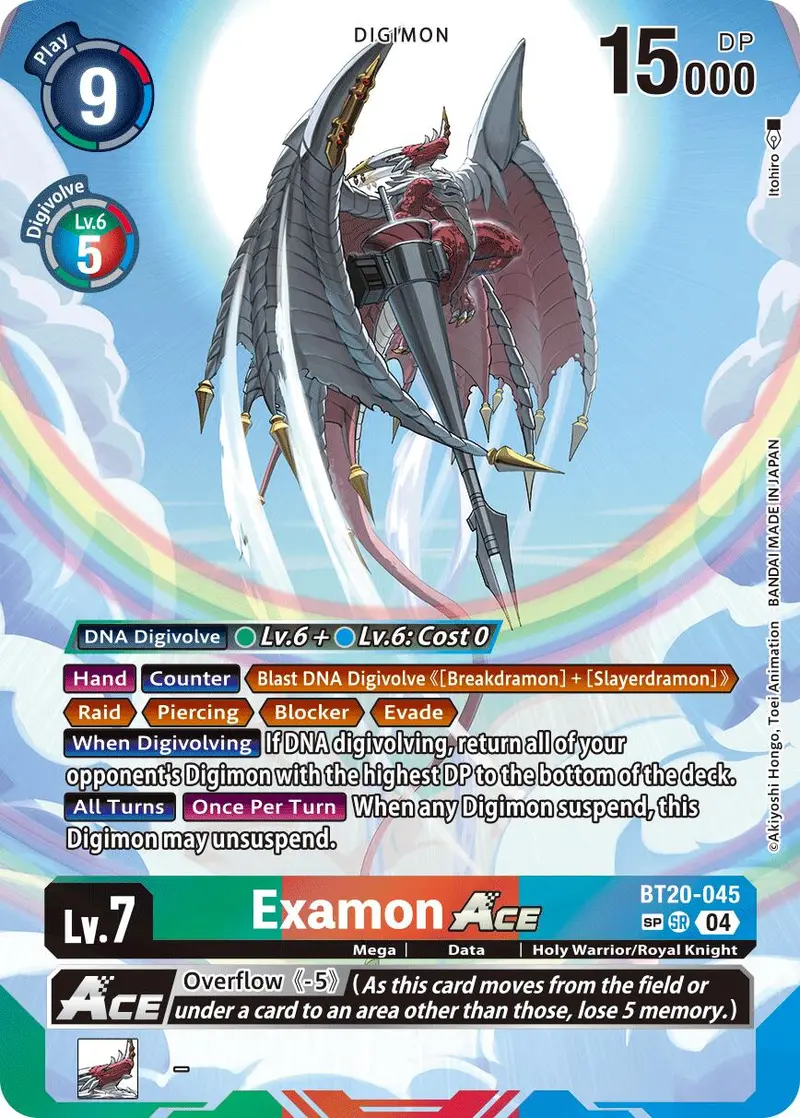 Examon Ace [Bt20-045] (Textured) [Release Special Booster Ver.2.5] 1