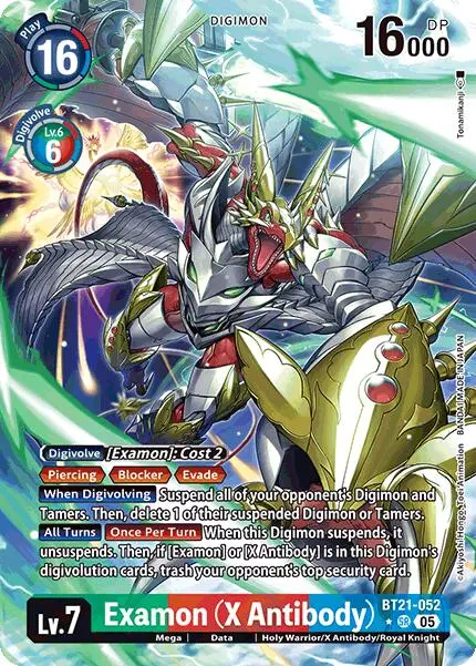 Examon [Bt21-052] (X Antibody) (Alternate Art) [World Convergence] 1