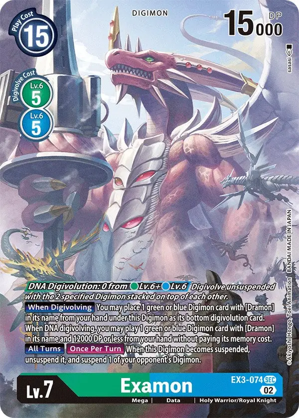 Examon [Ex3-074] (Alternate Art) [Draconic Roar] 1
