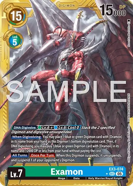 Examon [Ex3-074] (Gold Border) [Advanced Booster Digimon Generation] 1