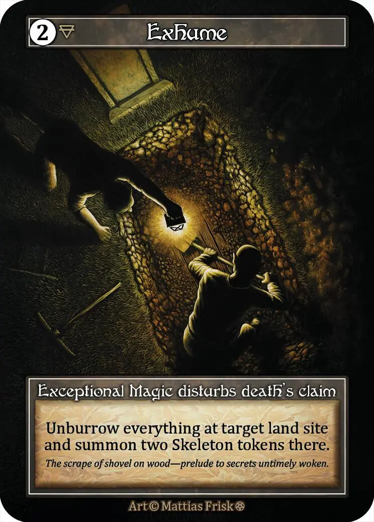 Exhume (Foil) [Gothic] 1