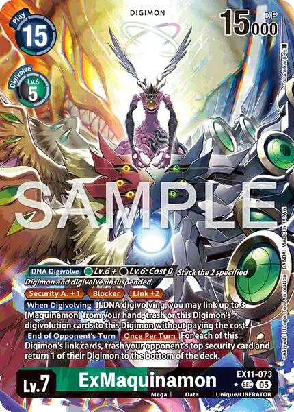 Exmaquinamon [Ex11-073] (Alternate Art) [Dawn Of Liberator] 1