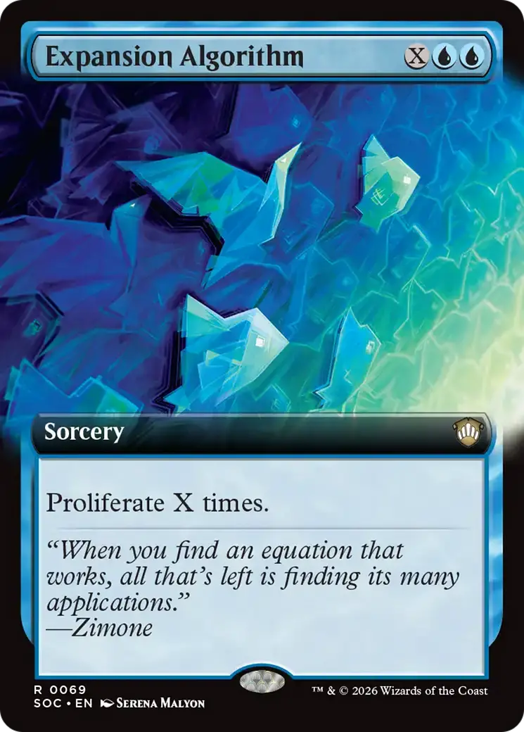 Expansion Algorithm (Extended Art) [Secrets Of Strixhaven Commander] 1