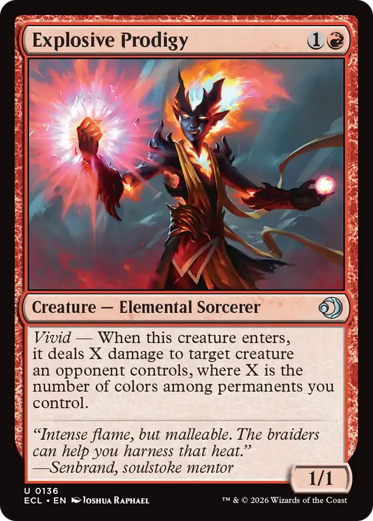 Explosive Prodigy [Lorwyn Eclipsed] 1