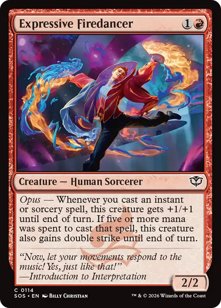 Expressive Firedancer [Secrets Of Strixhaven] 1