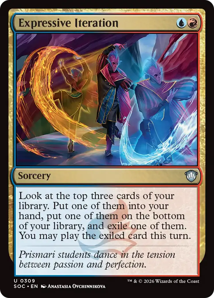 Expressive Iteration [Secrets Of Strixhaven Commander] 1