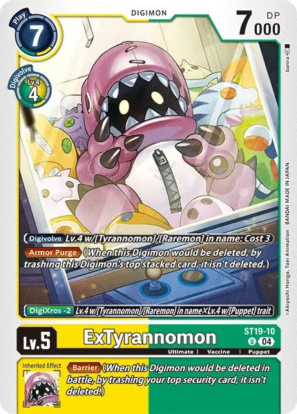 Extyrannomon [St19-10] [Starter Deck: Fable Waltz] 1