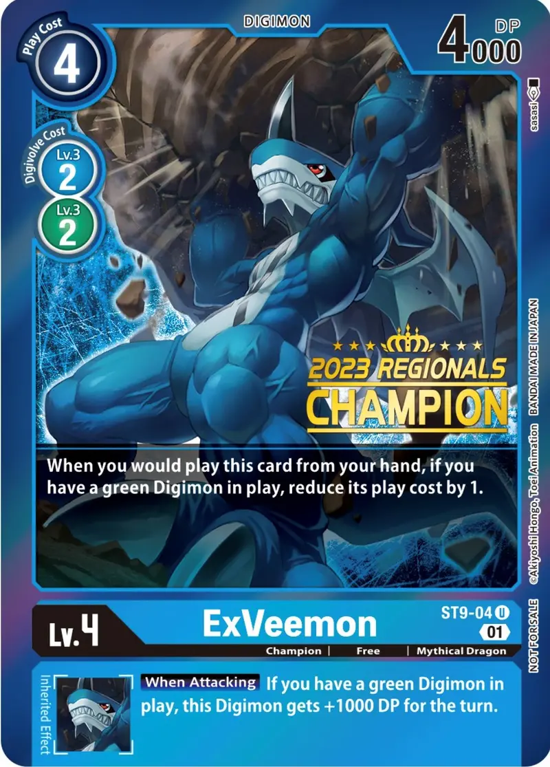Exveemon [St9-04] (2023 Regionals Champion) [Starter Deck: Ultimate Ancient Dragon Promos] 1