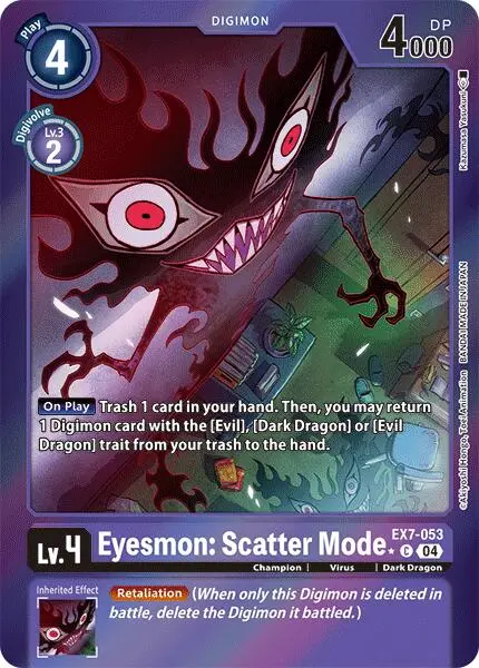Eyesmon: Scatter Mode [Ex7-053] (Foil) [Digimon Liberator] 1