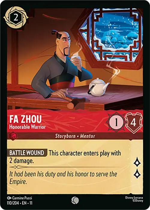 Fa Zhou - Honorable Warrior (110/204) [Winterspell] 1