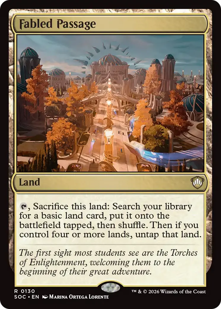 Fabled Passage [Secrets Of Strixhaven Commander] 1