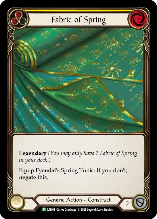 Fabric Of Spring // Fyendal's Spring Tunic [Lss011] (Promo)  Cold Foil 1