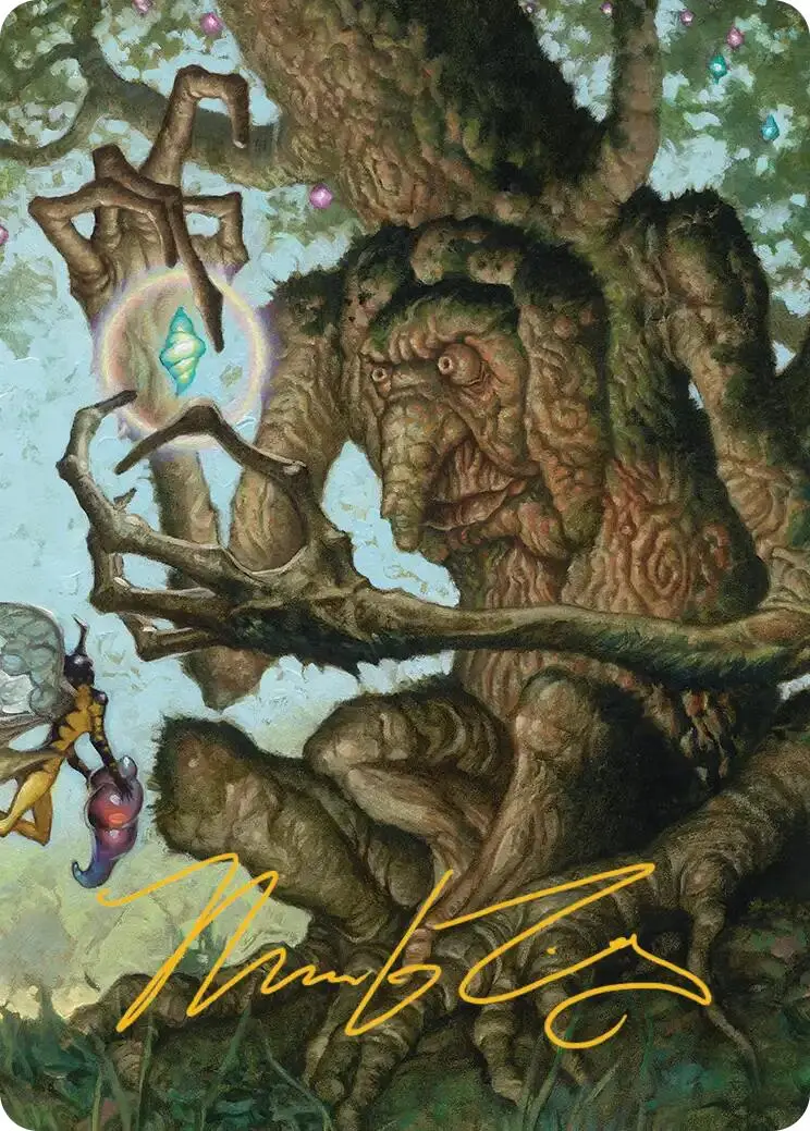 Faeburrow Elder Art Card (Gold-Stamped Signature) [Lorwyn Eclipsed Art Series] 1