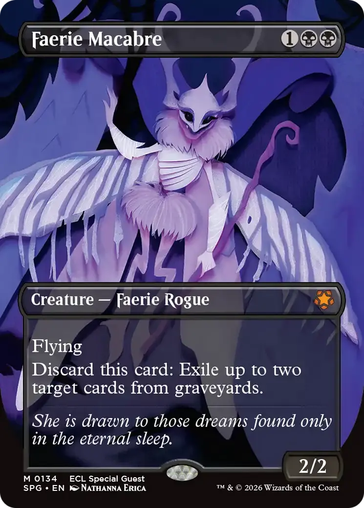 Faerie Macabre (Borderless) [Lorwyn Eclipsed Special Guests] 1