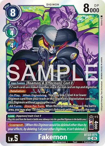 Fakemon [Bt22-075] [Cyber Eden] 1