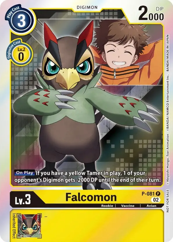 Falcomon [P-081] (Digimon Survive Anime Expo 2022) [Promotional Cards] 1