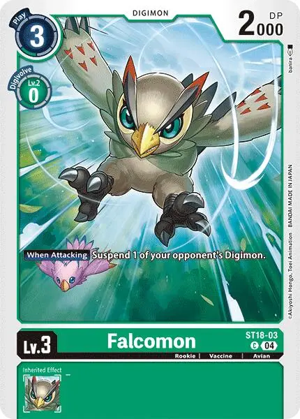 Falcomon [St18-03] [Starter Deck: Guardian Vortex] 1