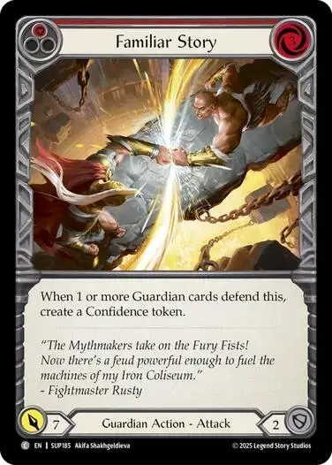 Familiar Story [Sup185] (Super Slam)  Rainbow Foil 1