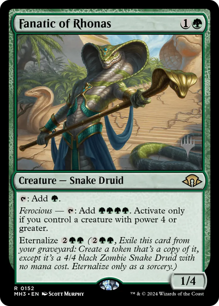 Fanatic Of Rhonas [Lorwyn Eclipsed Promos] 1