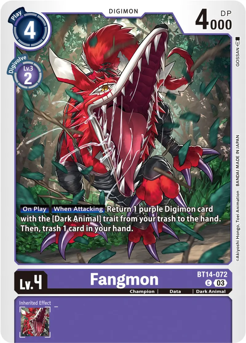 Fangmon [Bt14-072] [Blast Ace] 1