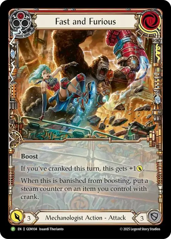 Fast And Furious [Gem104] (Gem Pack 3)  Rainbow Foil 1