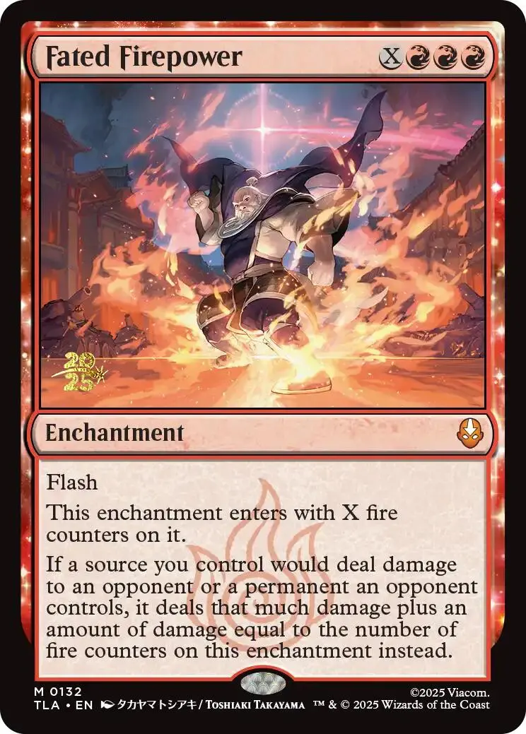 Fated Firepower [Avatar: The Last Airbender Prerelease Cards] 1