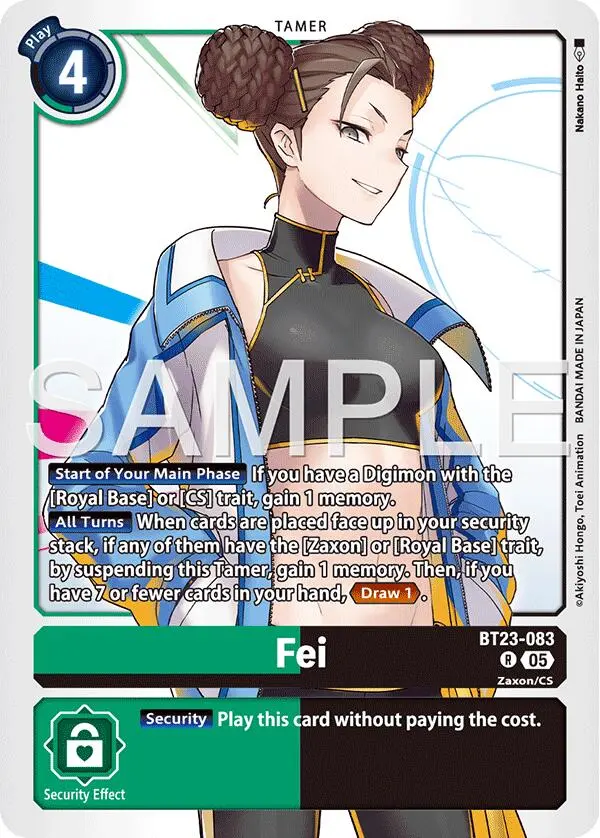 Fei [Bt23-083] [Hackers' Slumber] 1
