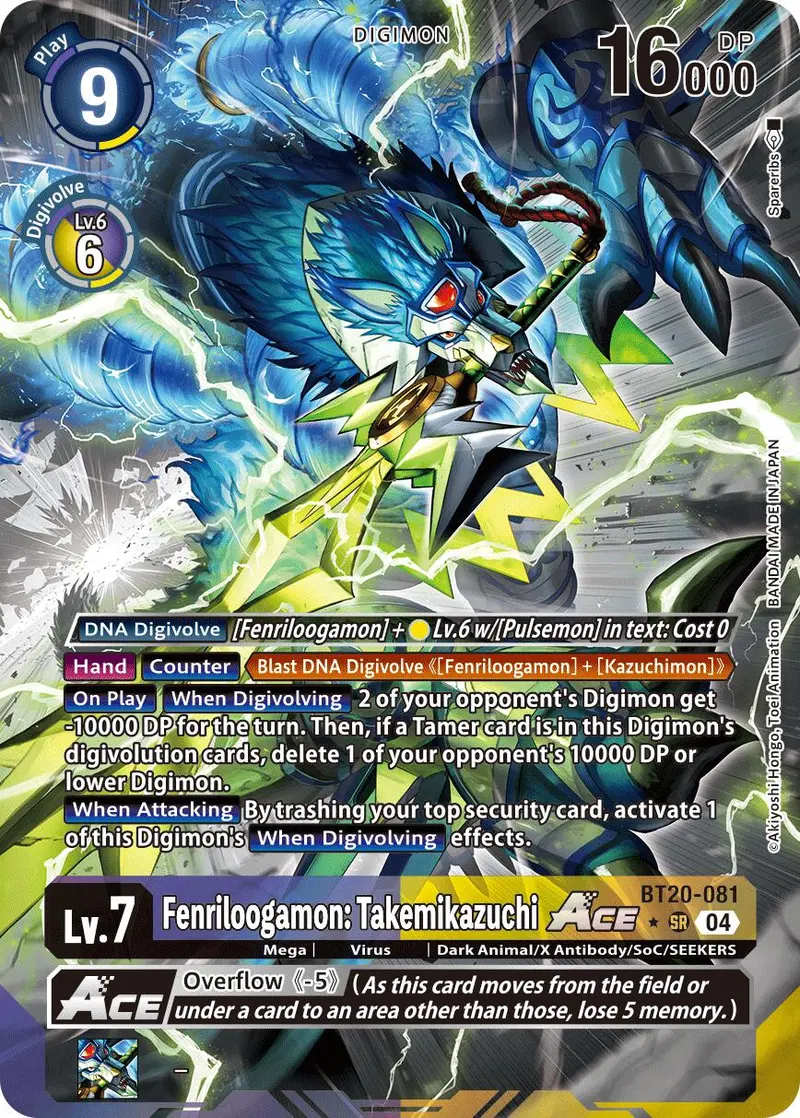 Fenriloogamon: Takemikazuchi Ace [Bt20-081] (Alternate Art) [Release Special Booster Ver.2.5] 1