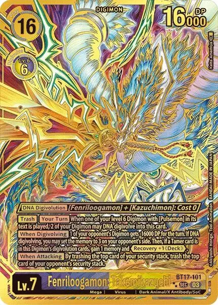 Fenriloogamon: Takemikazuchi [Bt17-101] (Textured) [Secret Crisis] 1