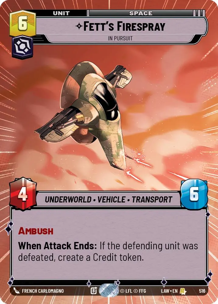 Fett's Firespray - In Pursuit (516) (Hyperspace) (516) [A Lawless Time] 1