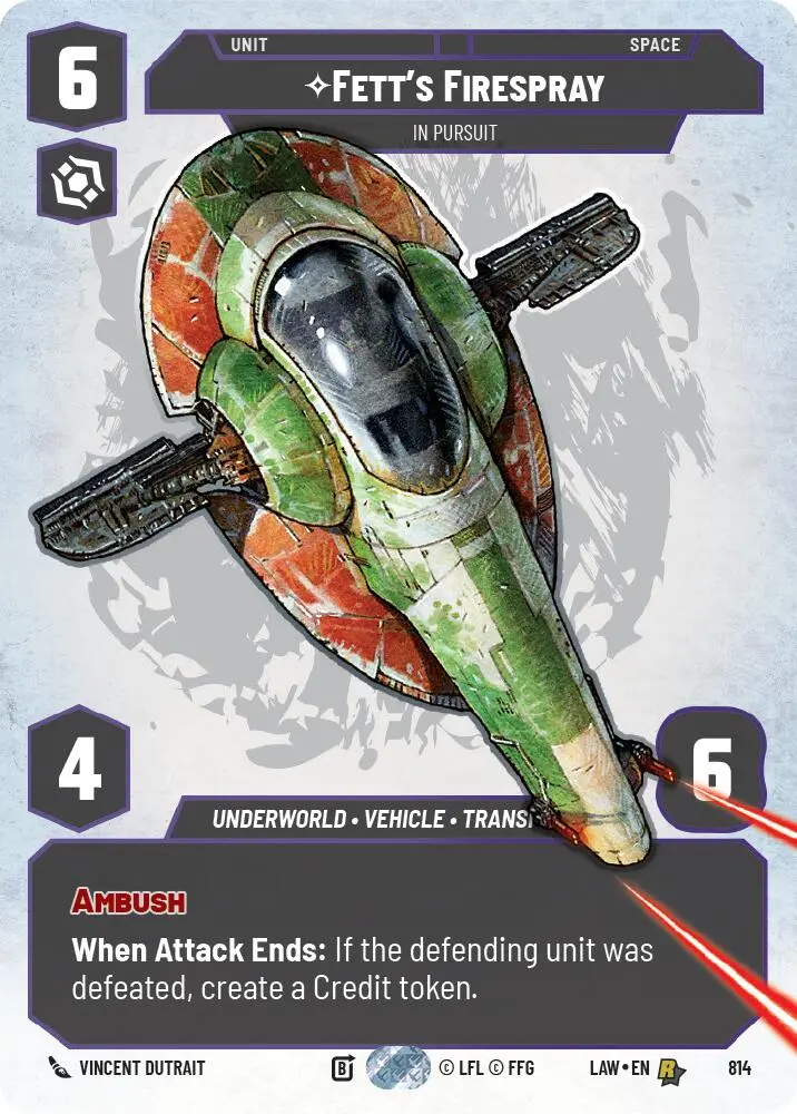 Fett's Firespray - In Pursuit (Prestige) (814) (814) [A Lawless Time] 1