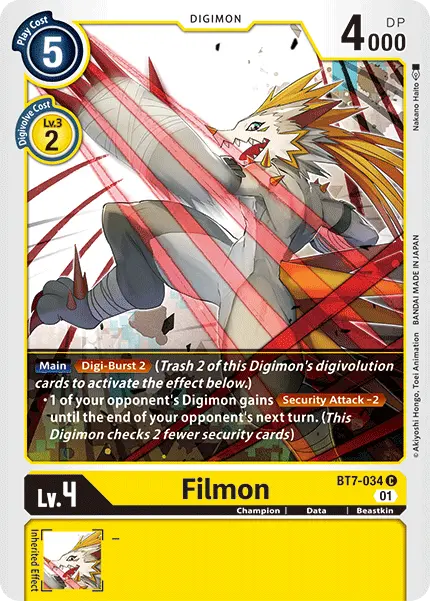 Filmon [Bt7-034] [Next Adventure] 1