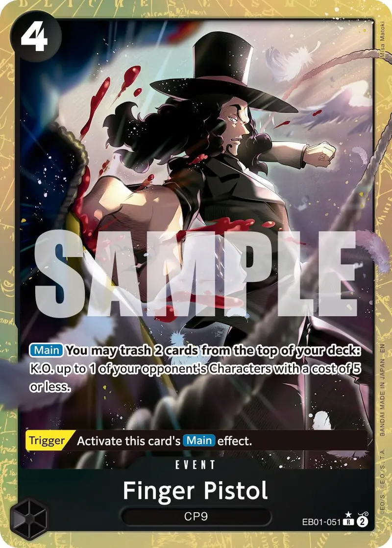Finger Pistol (Alternate Art) [Premium Booster -The Best- Vol. 2] 1