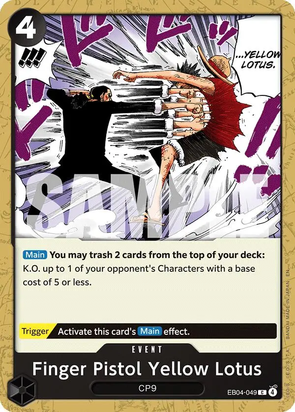 Finger Pistol Yellow Lotus [Adventure On Kami's Island] 1