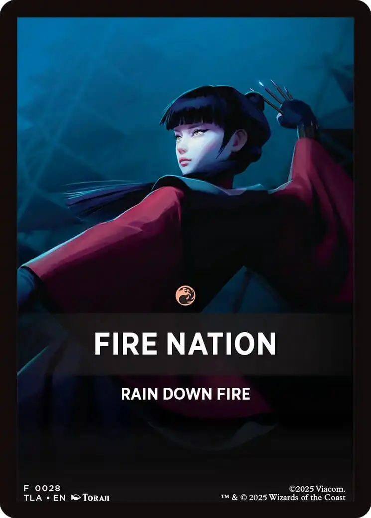 Fire Nation Theme Card [Avatar: The Last Airbender Tokens] 1