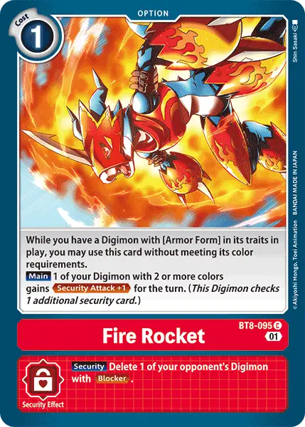 Fire Rocket [Bt8-095] [New Awakening] 1