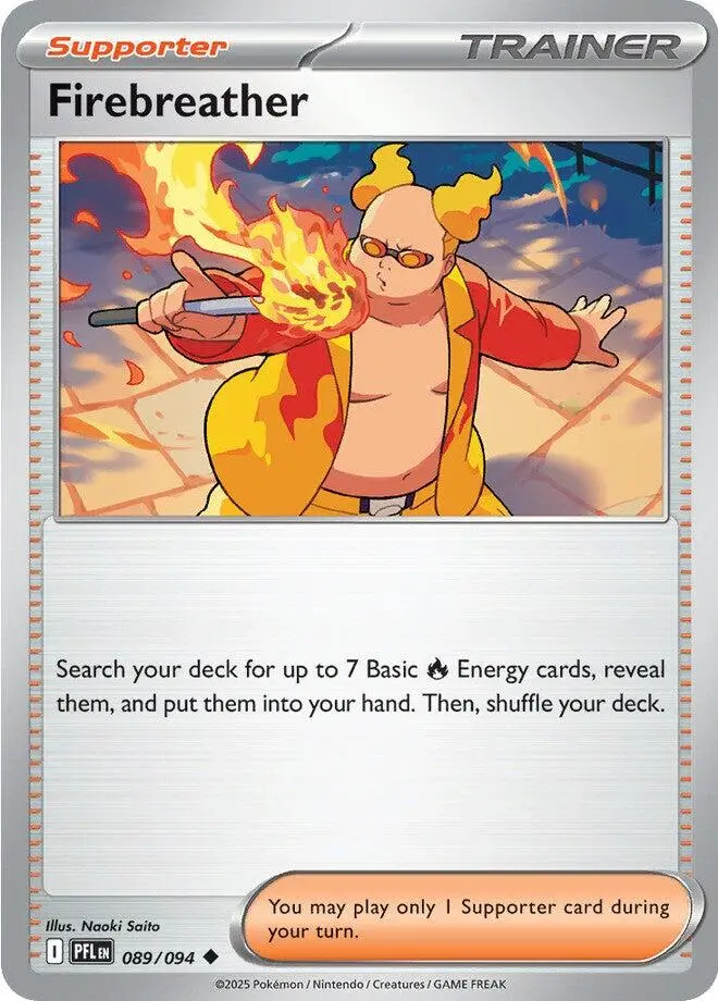 Firebreather (089/094) [Mega Evolution: Phantasmal Flames] 1