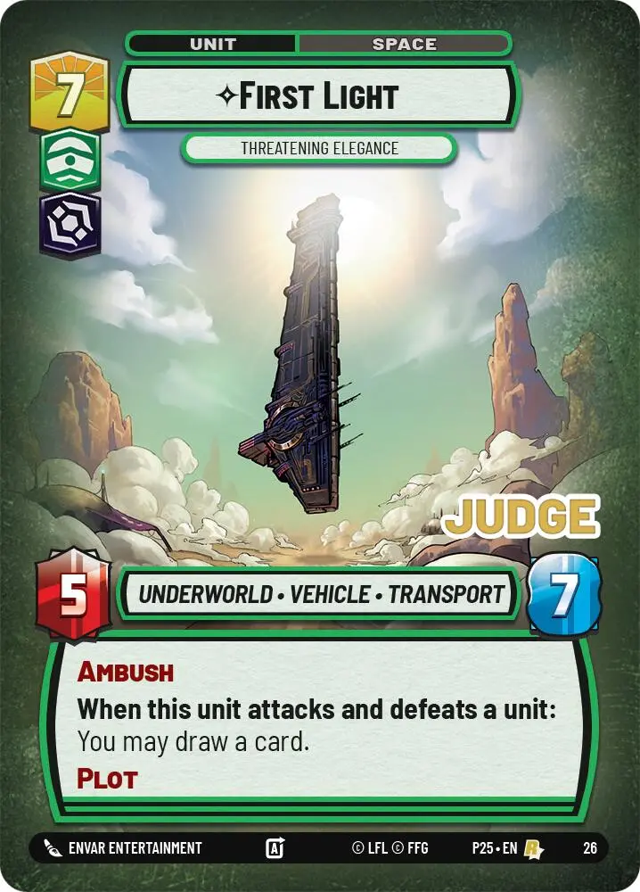 First Light - Threatening Elegance (26) (26) [Judge Promos] 1