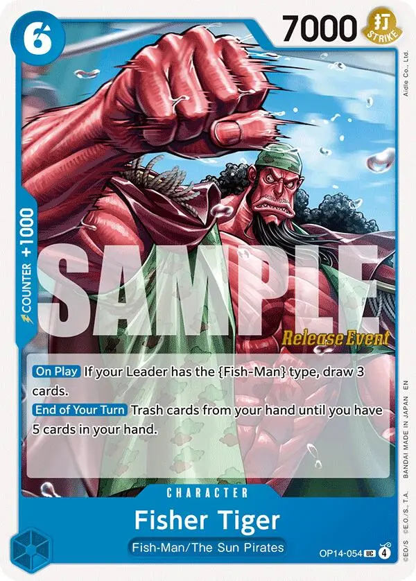 Fisher Tiger [The Azure Sea's Seven Release Event Cards] 1