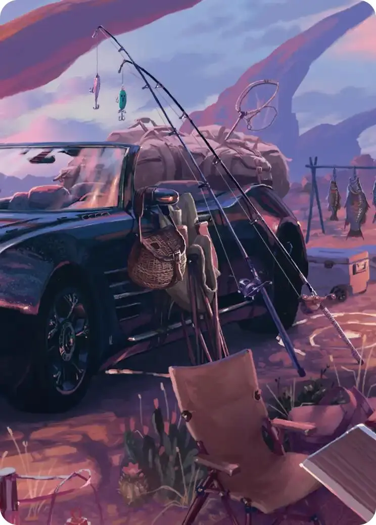 Fishing Gear Scene Art Card [Final Fantasy Art Series] 1