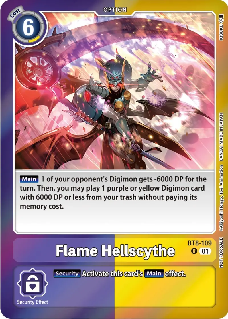 Flame Hellscythe [Bt8-109] (Event Pack 5) [New Awakening Promos] 1