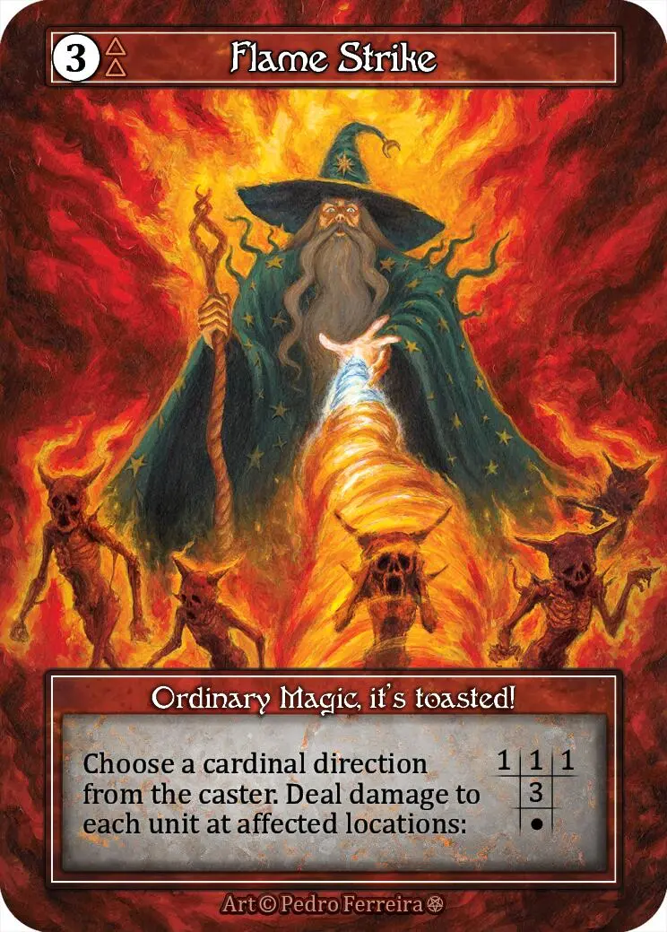 Flame Strike (Foil) [Gothic] 1