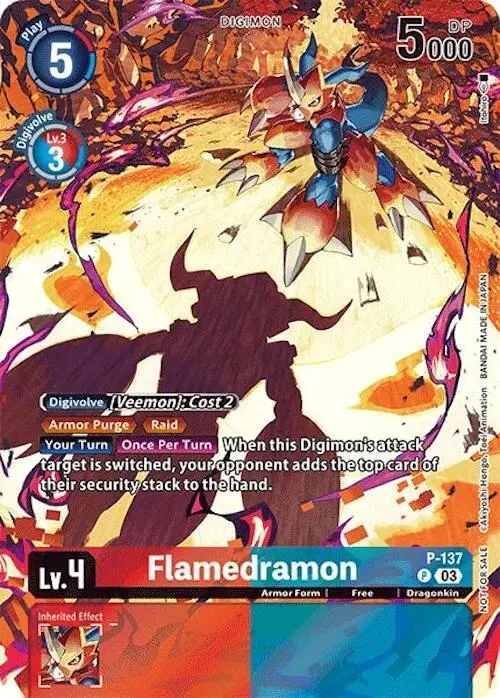 Flamedramon [P-137] (Update Pack 2024) [Secret Crisis] 1