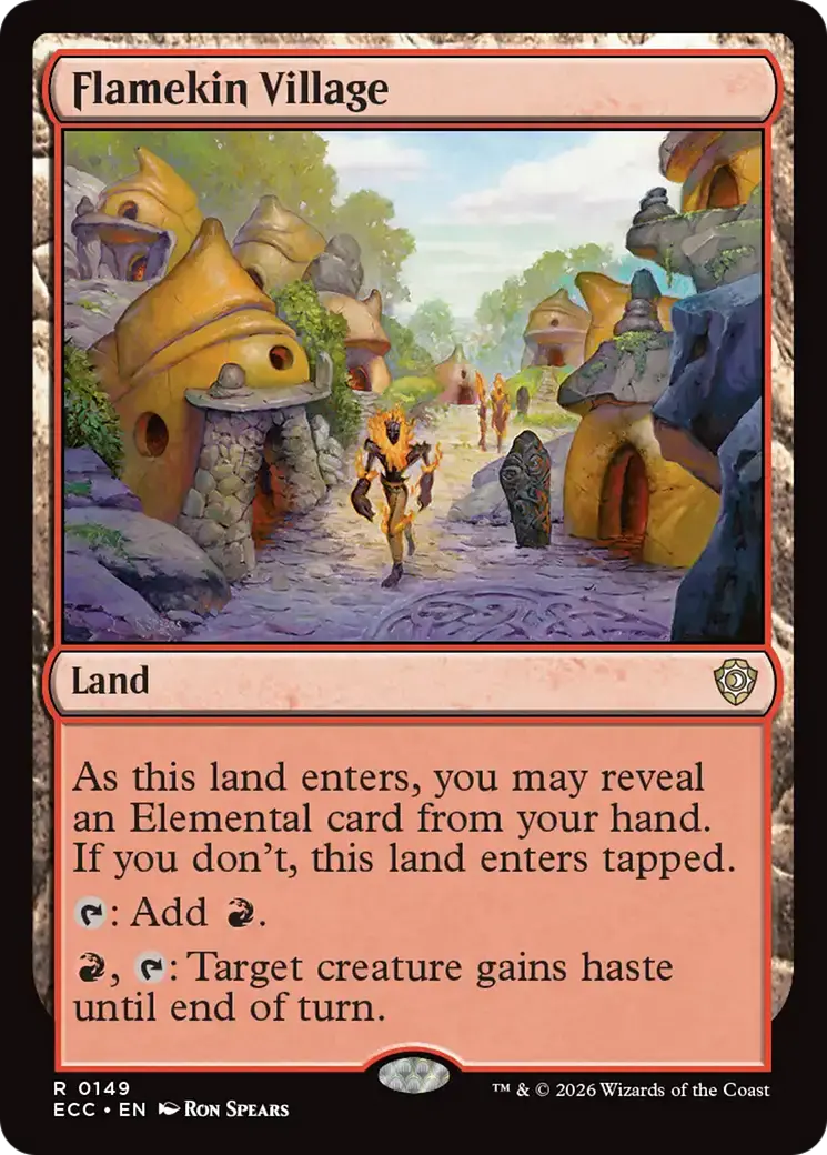 Flamekin Village [Lorwyn Eclipsed Commander] 1