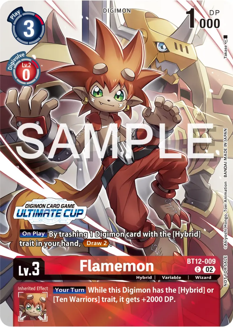 Flamemon [Bt12-009] (Ultimate Cup 2024) [Across Time Promos] 1